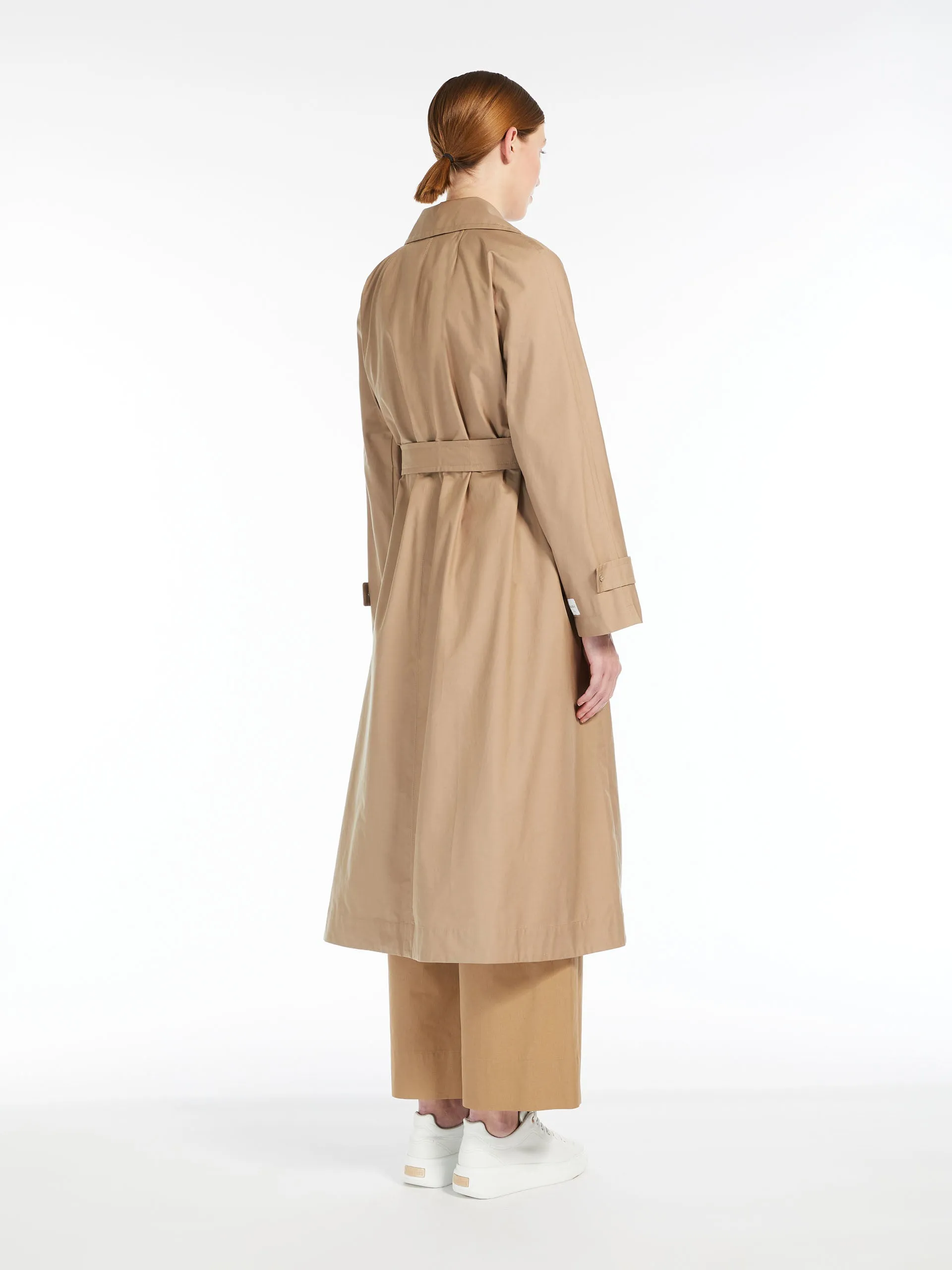 Kimono sleeve trench coat