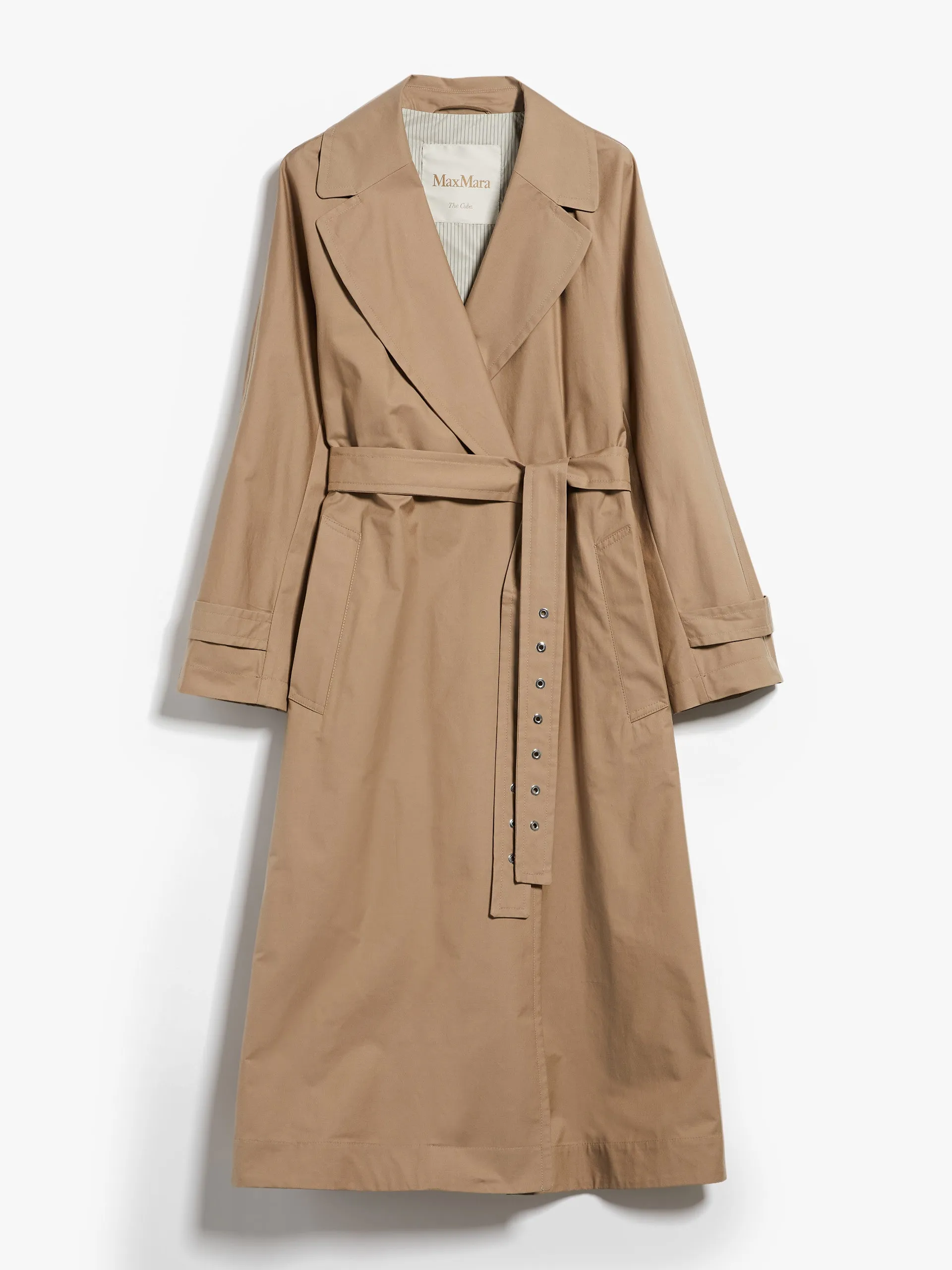 Kimono sleeve trench coat