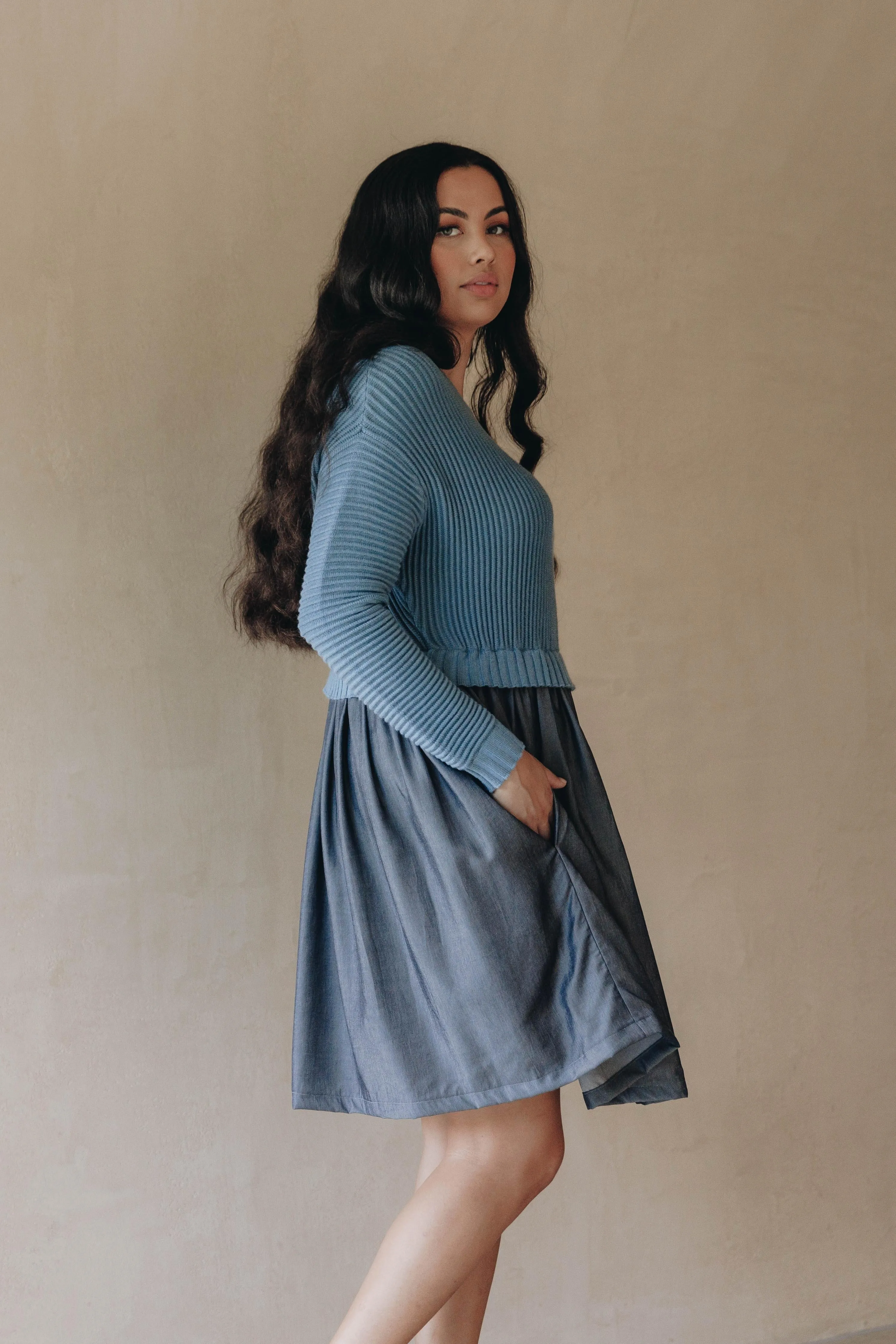 Lunar Knit Dress | Tourmaline | FINAL SALE