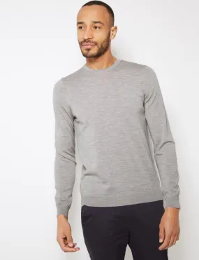 M&S Mens Merinowool R-Neck L/S Jersey T30/3536M