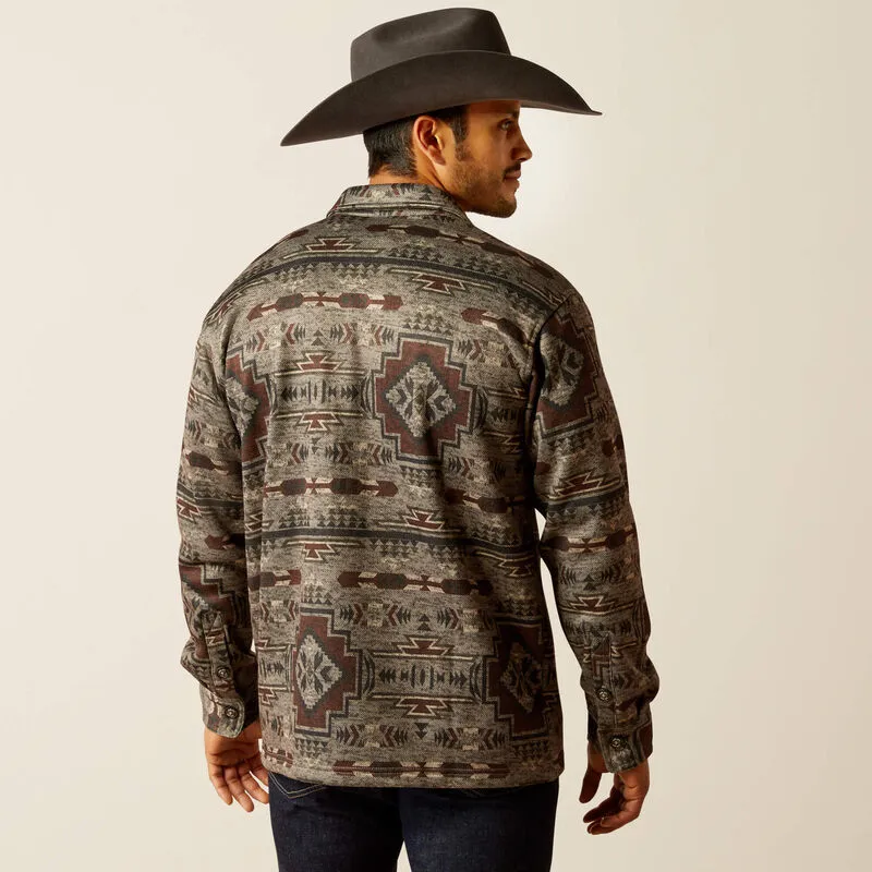 Men's Caldwell Printed Shirt Jacket - Brindle