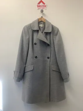 Miss Selfridge Grey Trench Coat Size 12