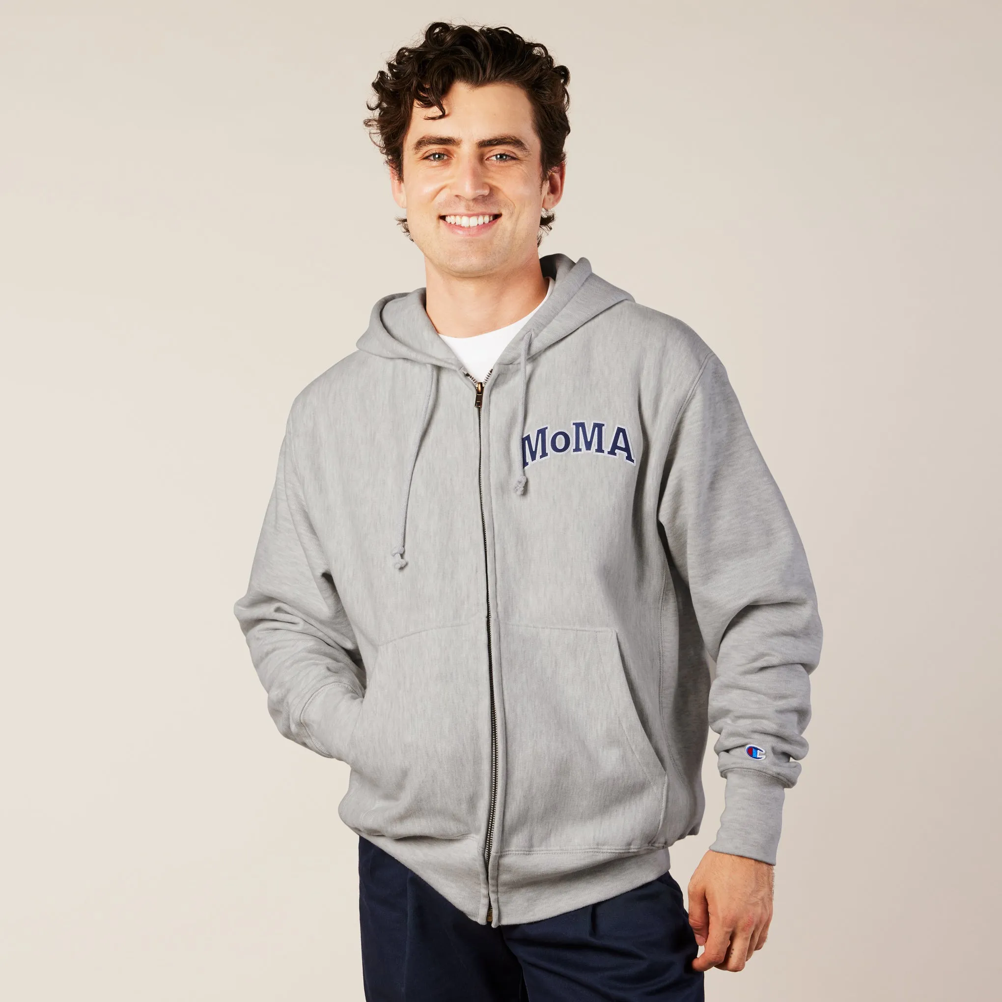 MoMA Champion Zip-Up Hoodie