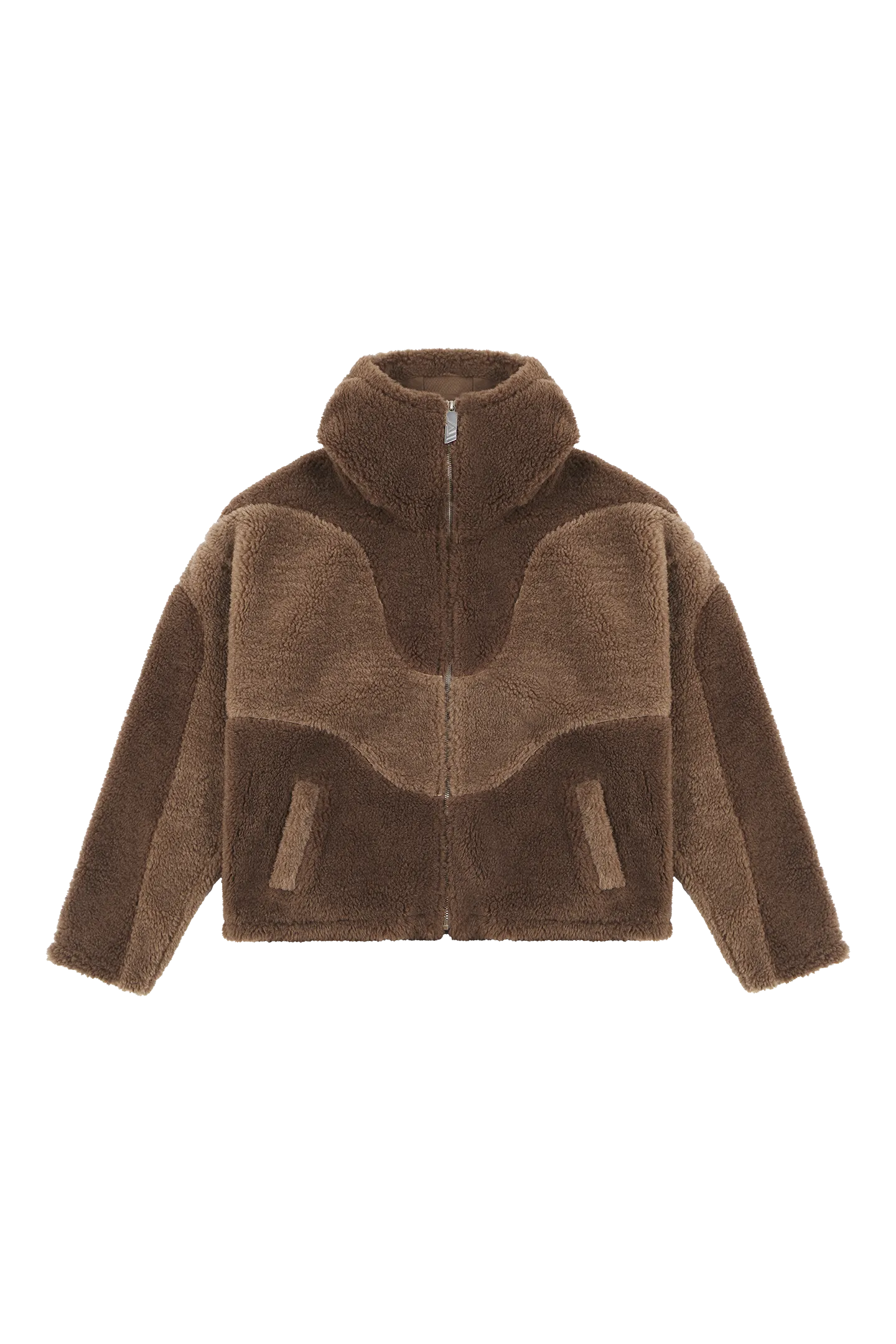 Mud Brown Basic Fleece Jacket