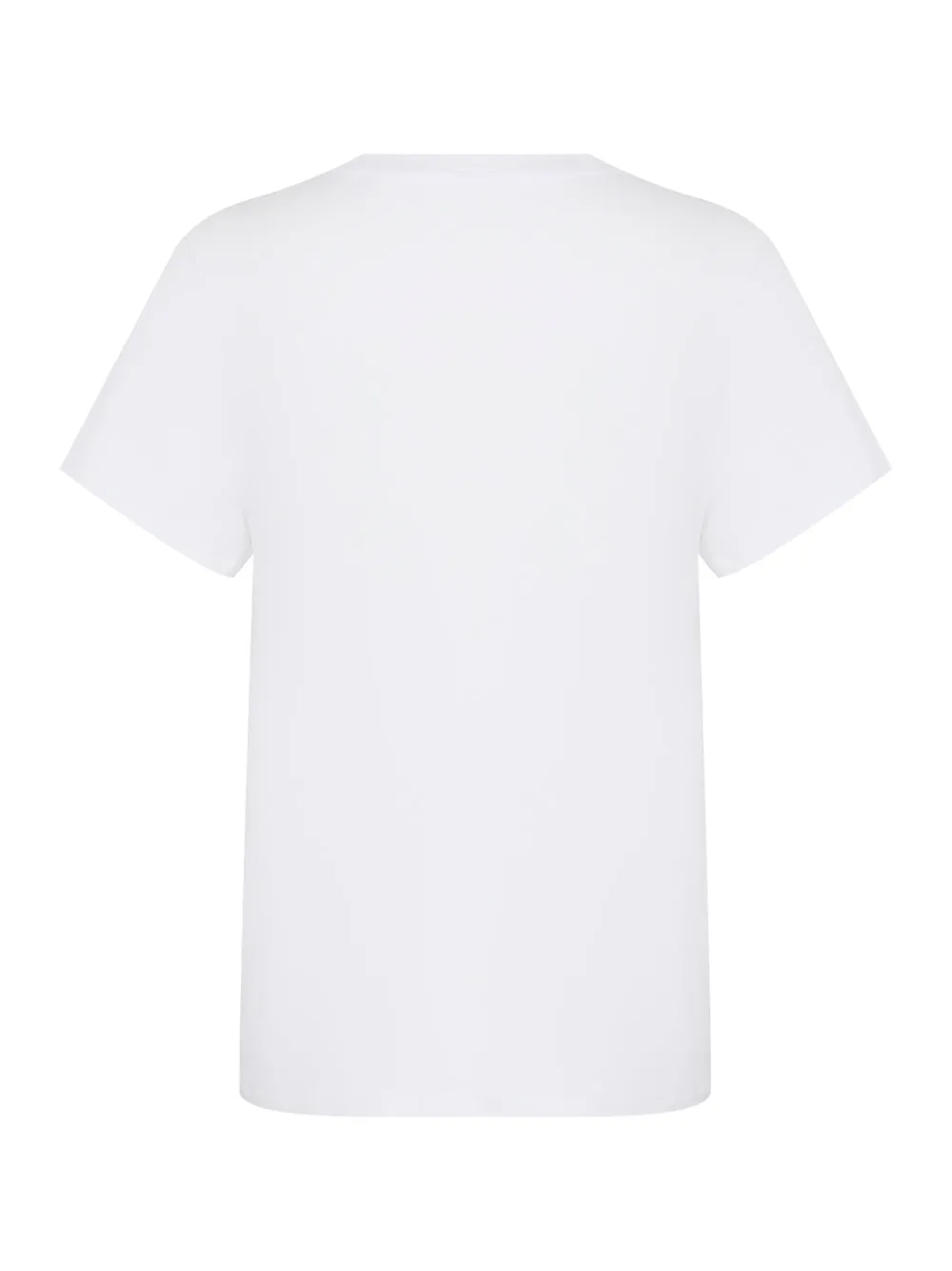 Multi Outline Logo Short Sleeve Crew Neck Tee (White/Peacoat)