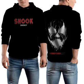 Murdered Out Shook Hoodie Large Black