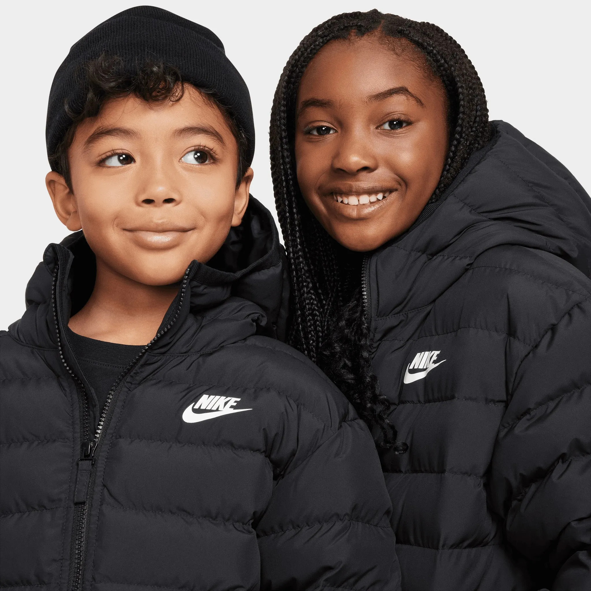 Nike Sportswear Juniors' Synthetic Fill Jacket / Black