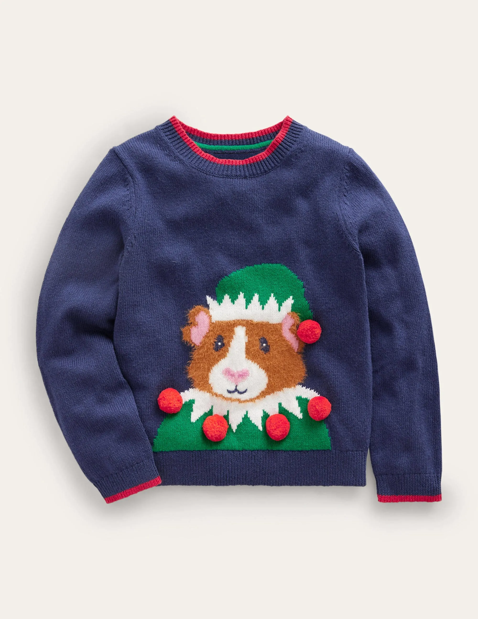 Novelty Jumper-College Navy Guinea Pig