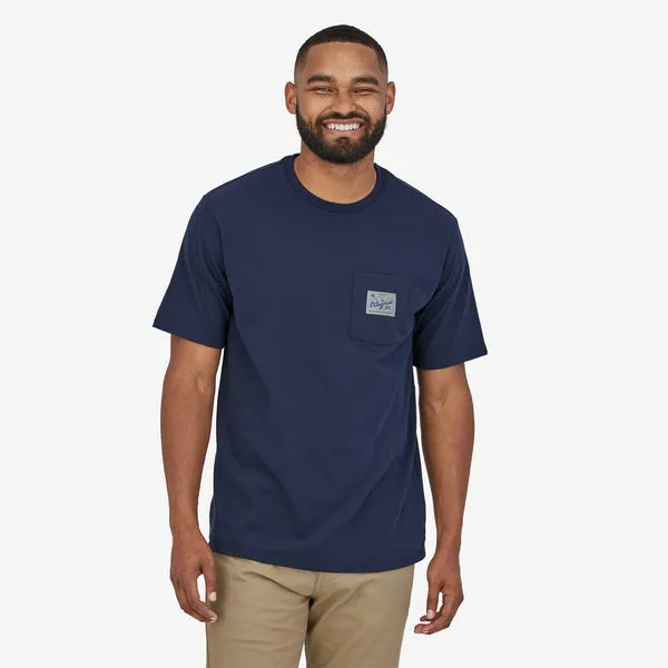 Patagonia Quality Surf Pocket T-Shirt - New Navy