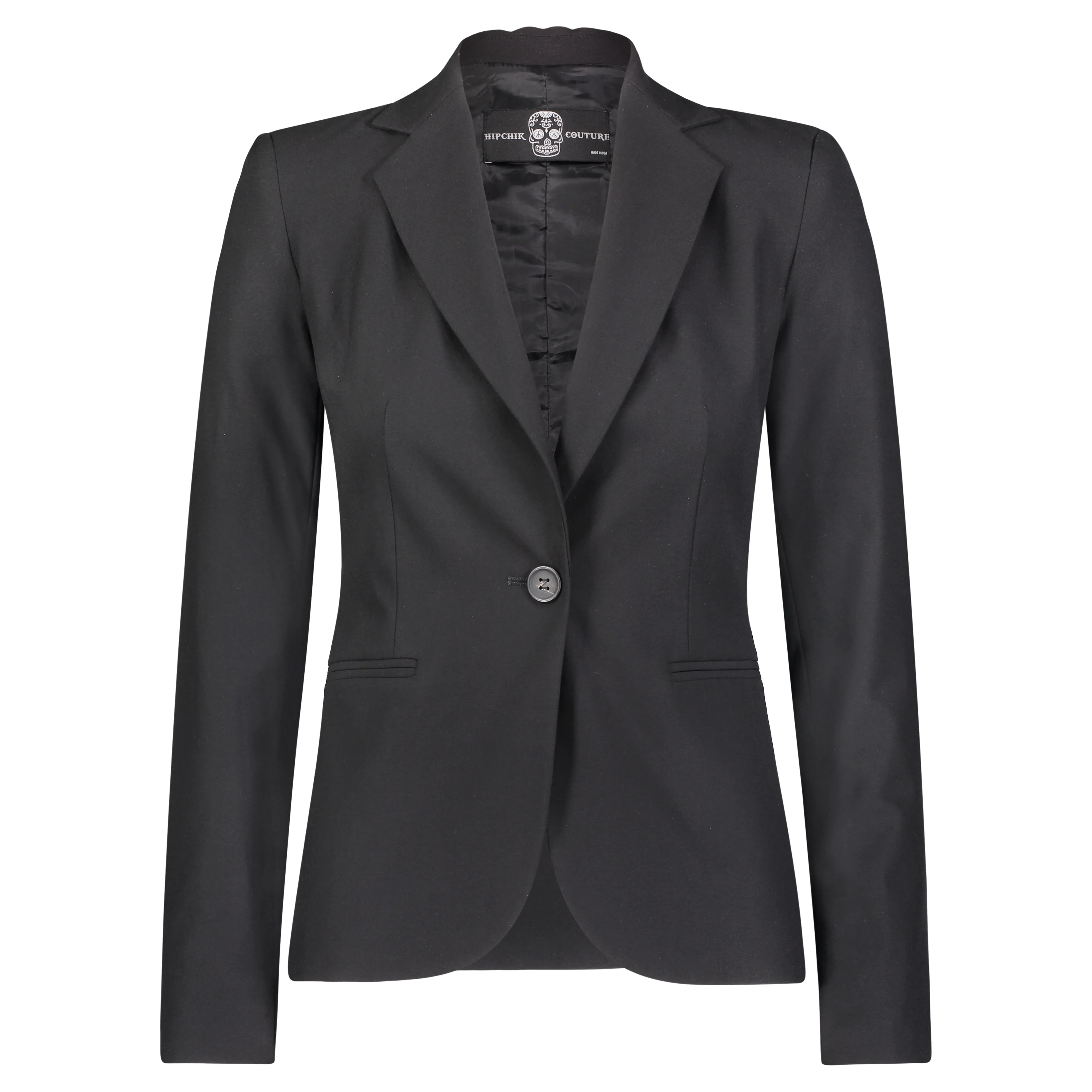 Plain Blazer - Black