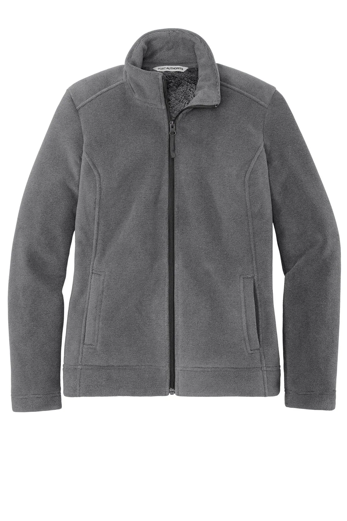 Port Authority Ladies Ultra Warm Brushed Fleece Jacket. L211