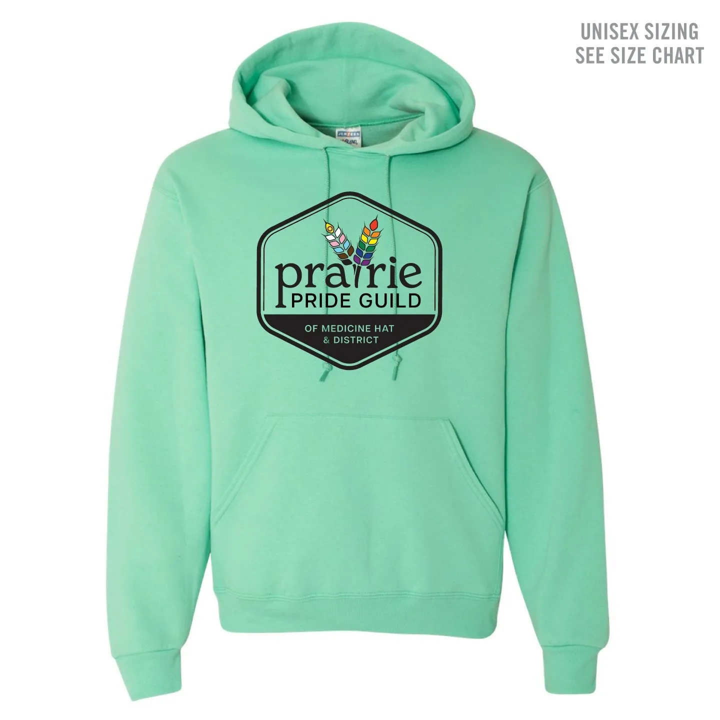 Prairie Pride Guild Light Logo Unisex Hoodie (PPGT004-996MR)