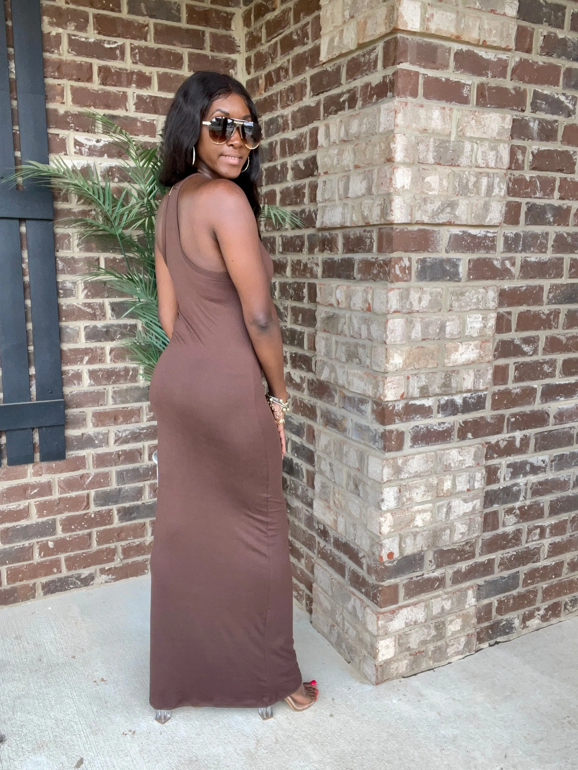 Racer Back Maxi Dress