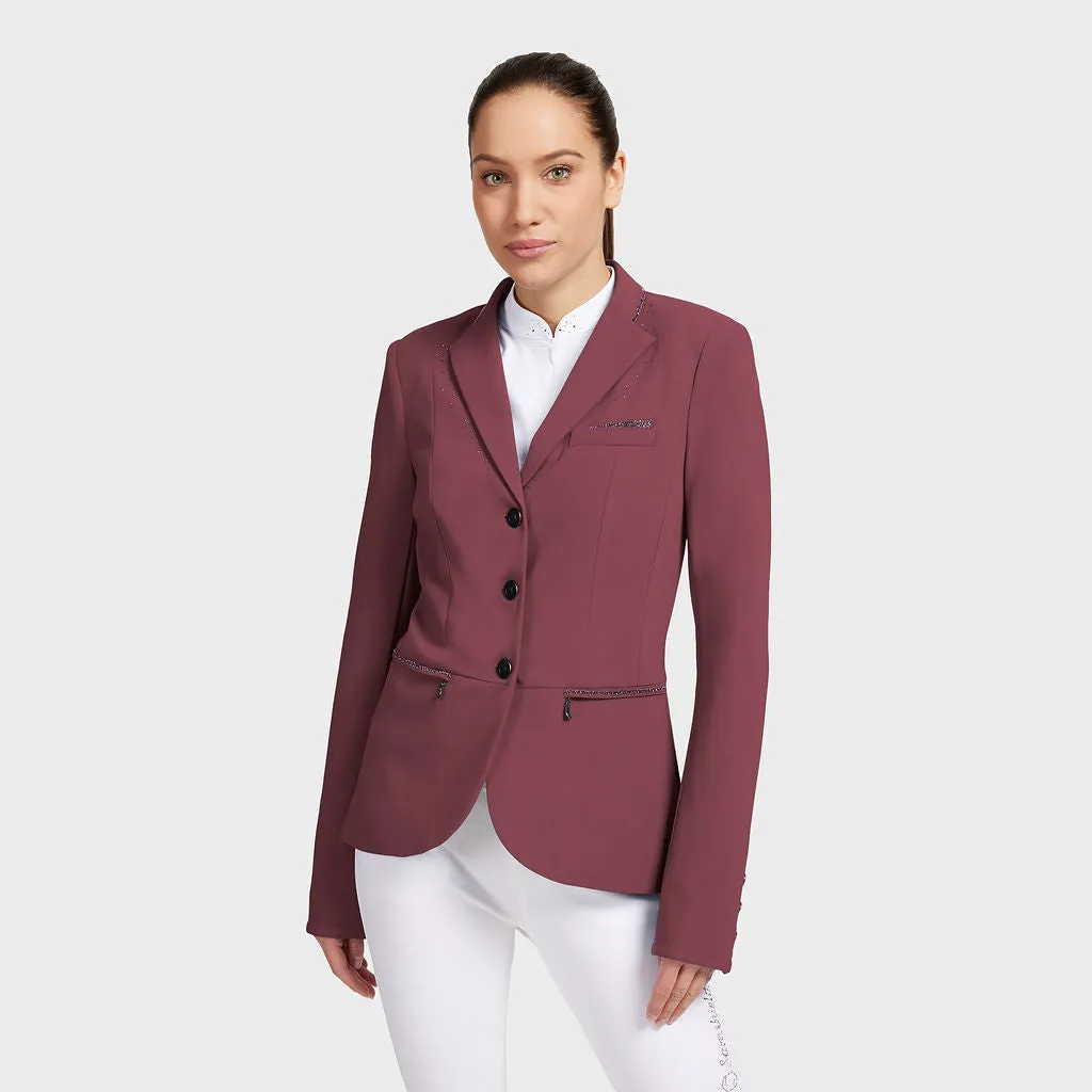 Samshield Victorine Crystal Fabric Ladies Competition Jacket- Amarante Limited Edition