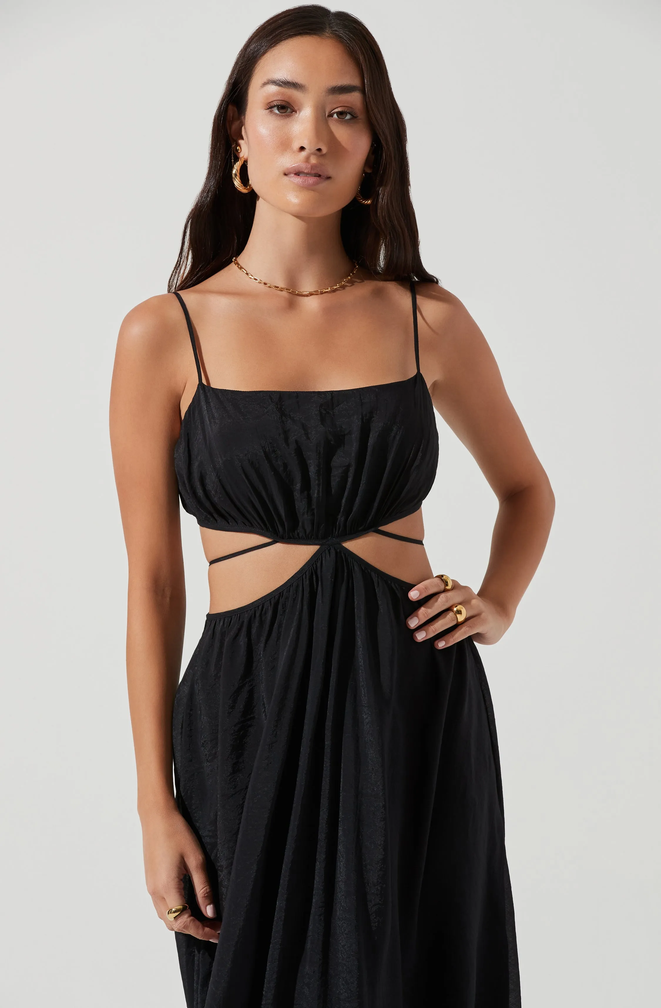 Sanger Cutout Midi Dress