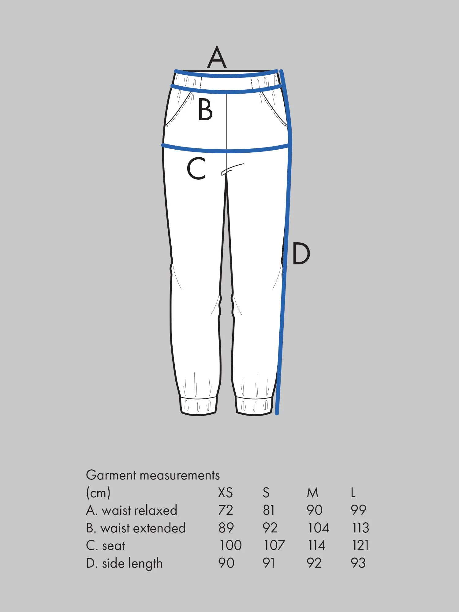 THE ASSEMBLY LINE • Almost Long Trousers Sewing Pattern (XS - L)