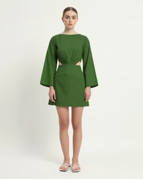 The Eloy Emerald Cotton Dress