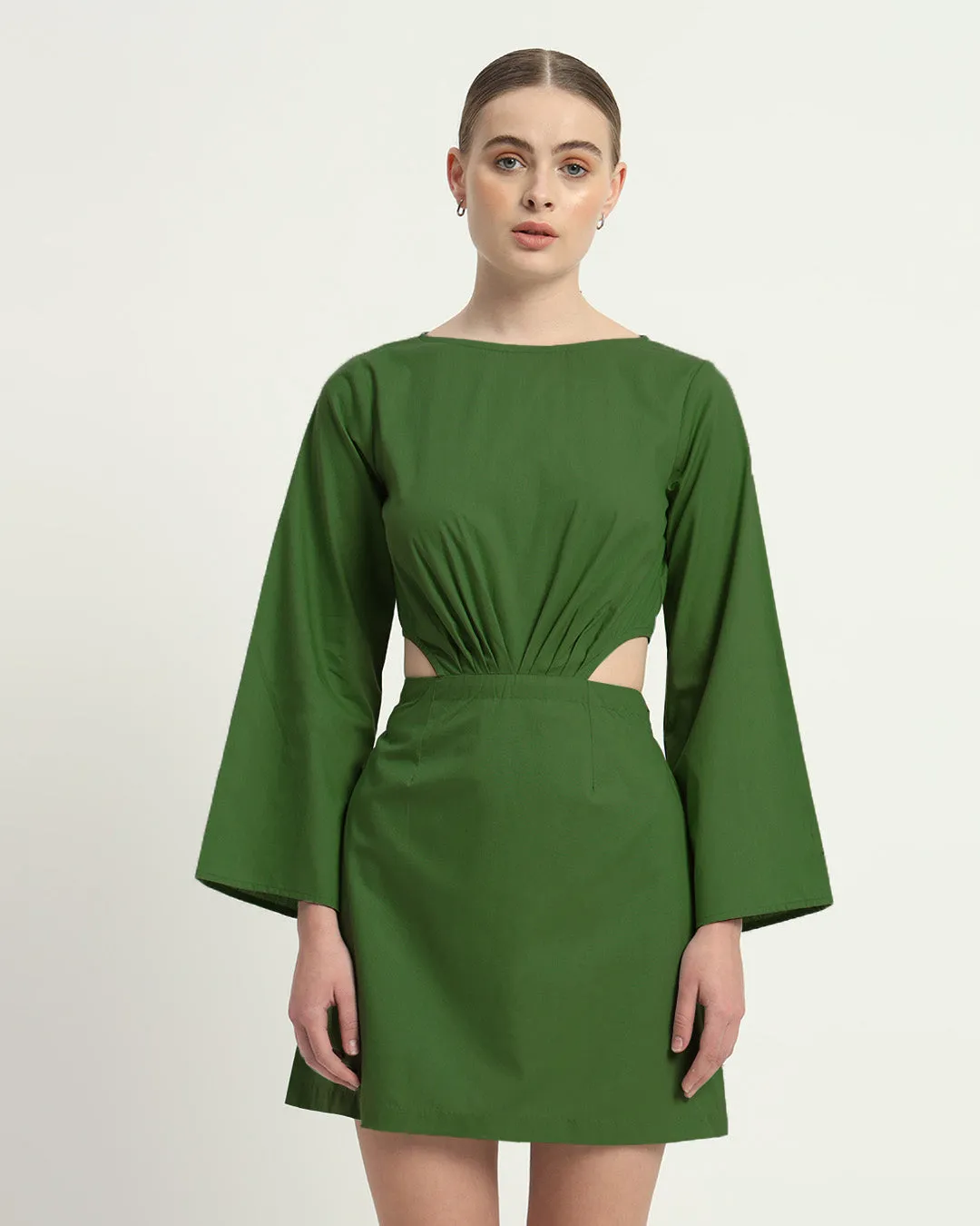 The Eloy Emerald Cotton Dress