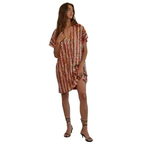 This Moment Dress - Multi Orange