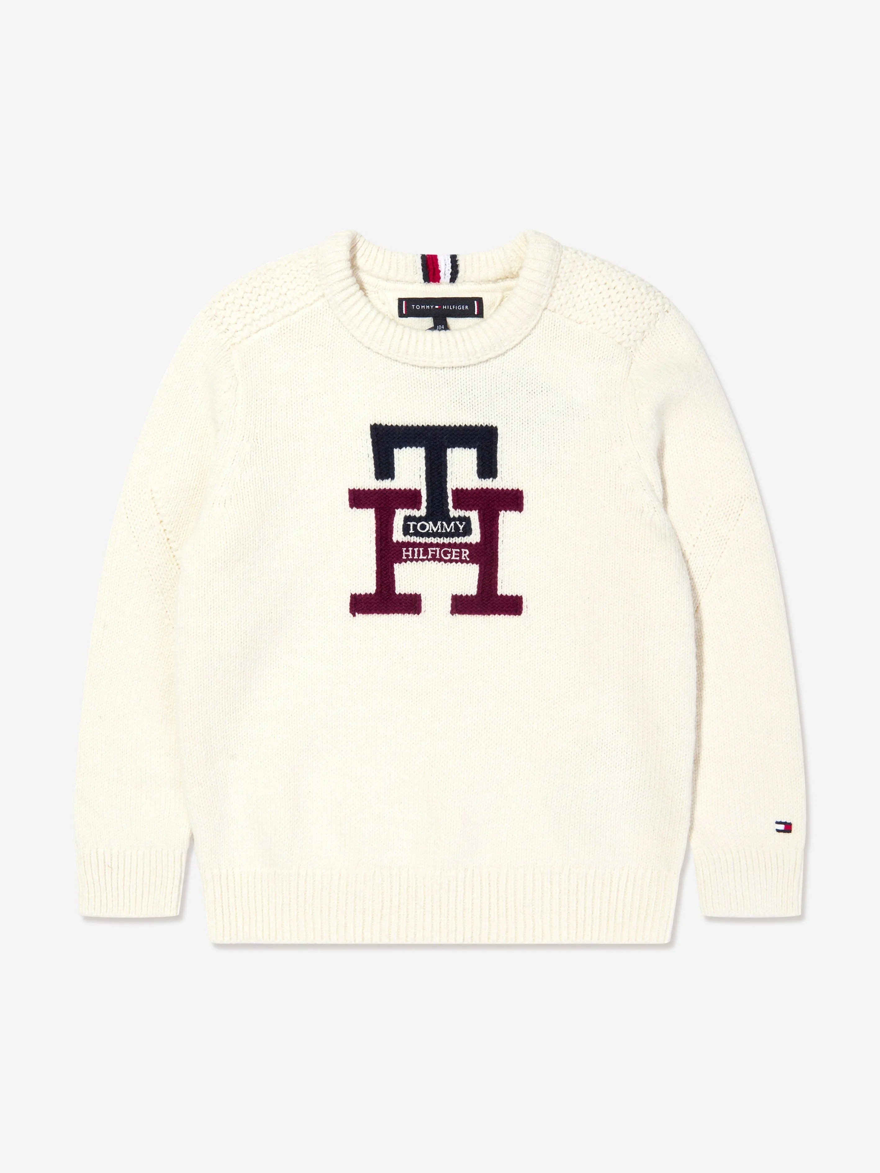 Tommy Hilfiger Boys Bold Monogram Jumper