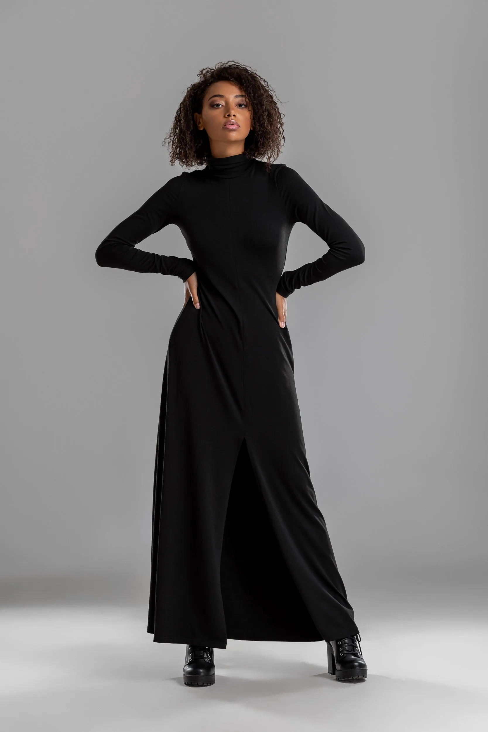 Turtleneck Maxi Dress