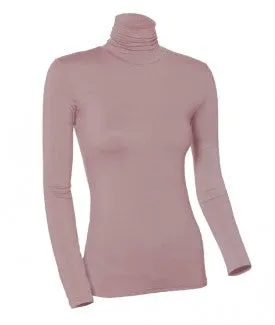 WOMENS MODAL LONG SLEEVE TURTLENECK