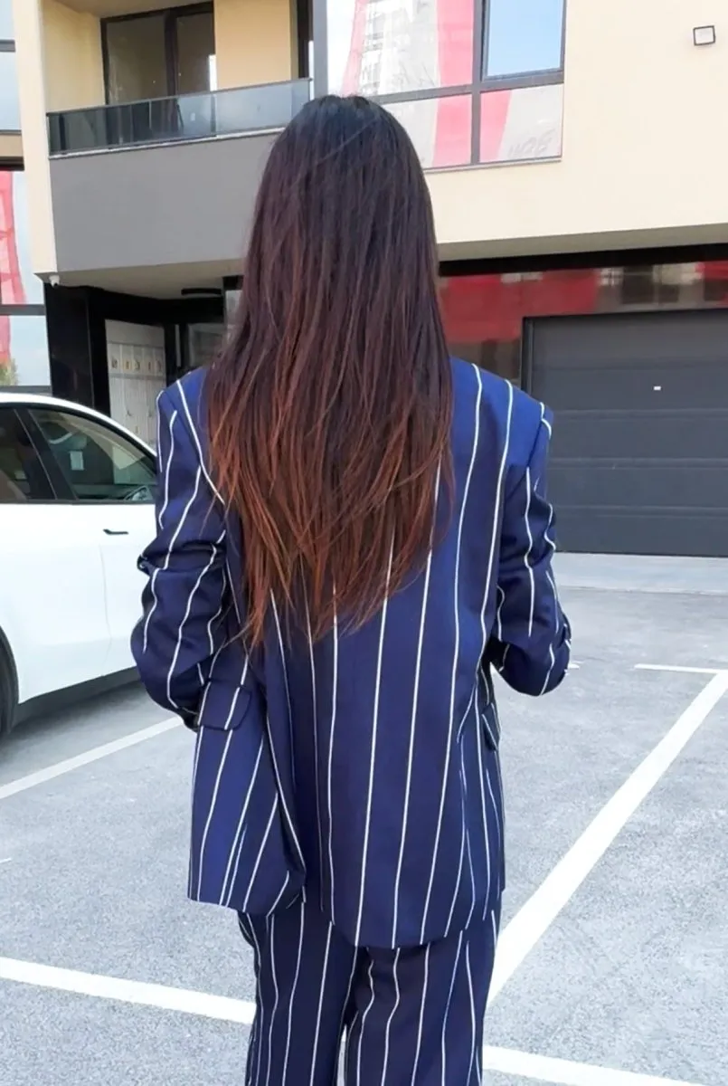 Women's Striped Blazer YAMAS